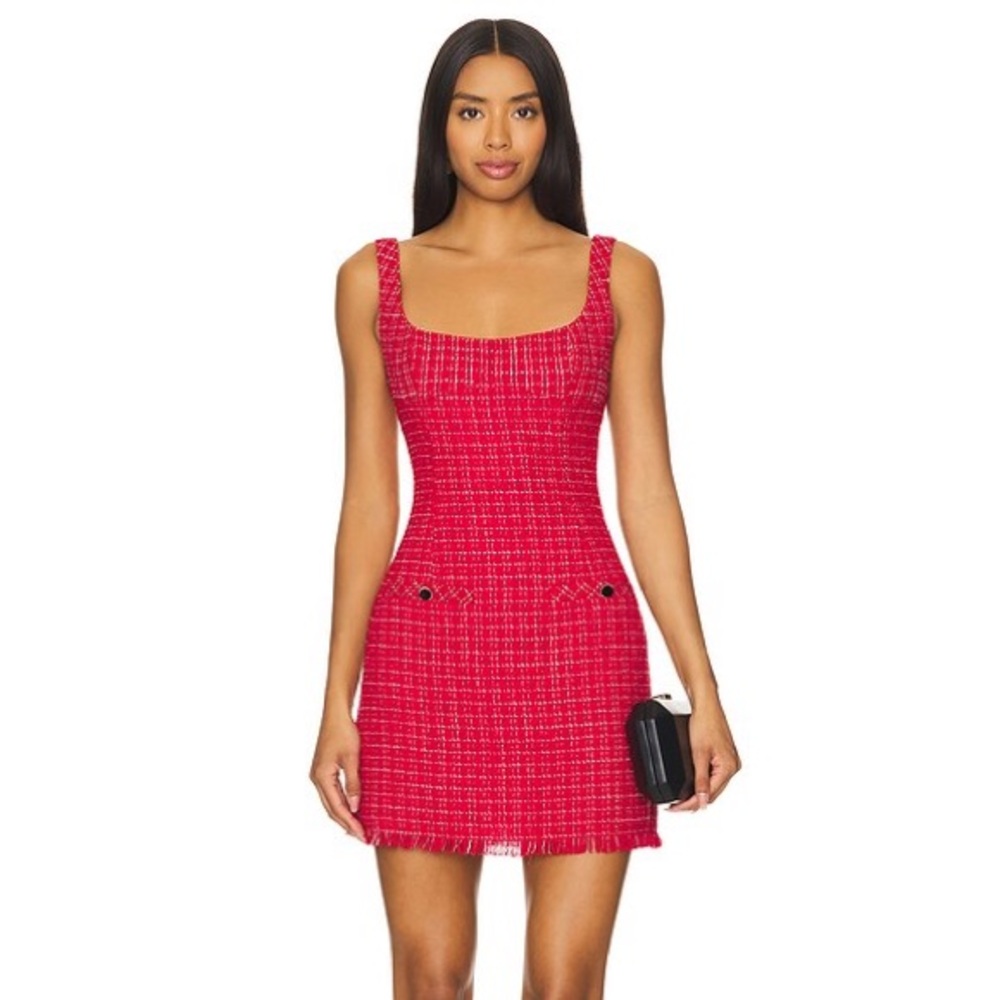 SAYLOR Velma Tweed Dress- L